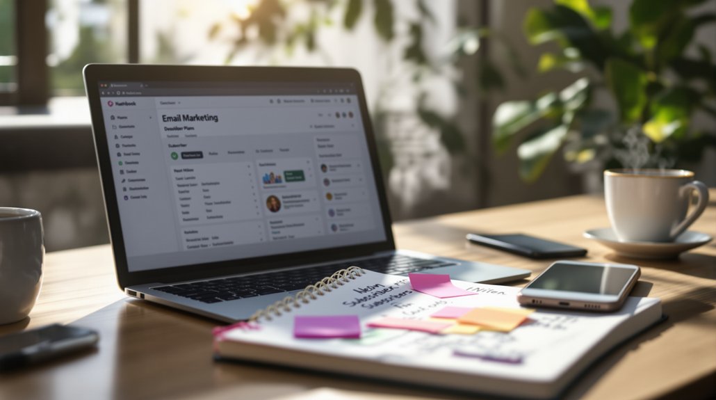 construir listas de email para startups