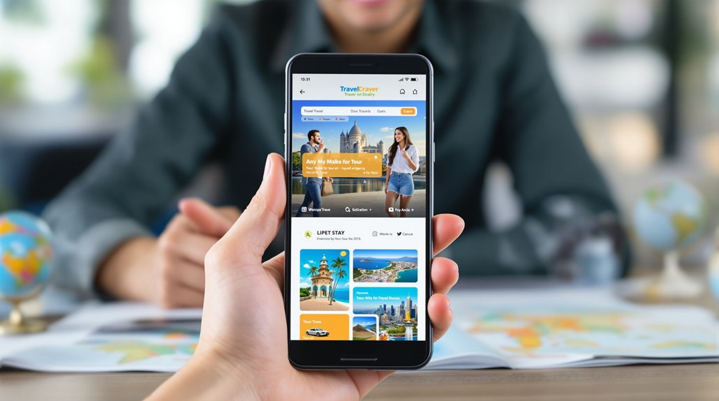 design de website de turismo mobile first
