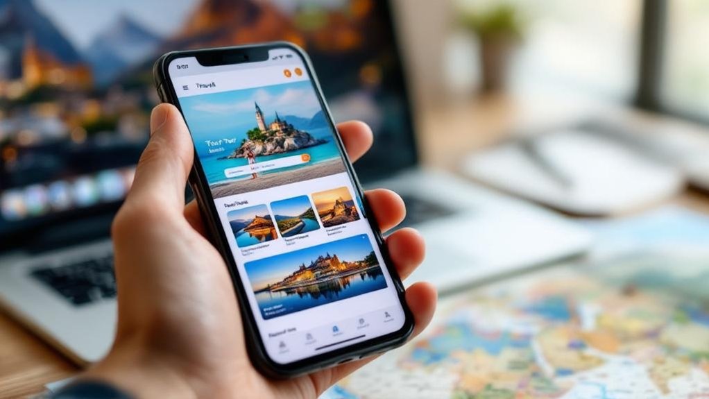 reserva de viagens compatível com dispositivos móveis