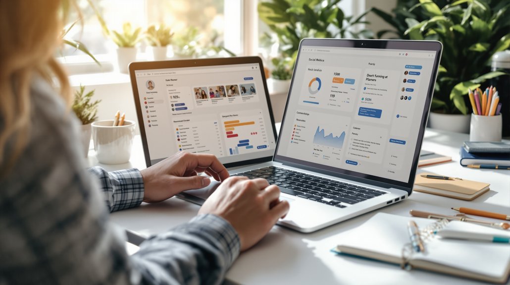 eficiência de gestão de redes sociais